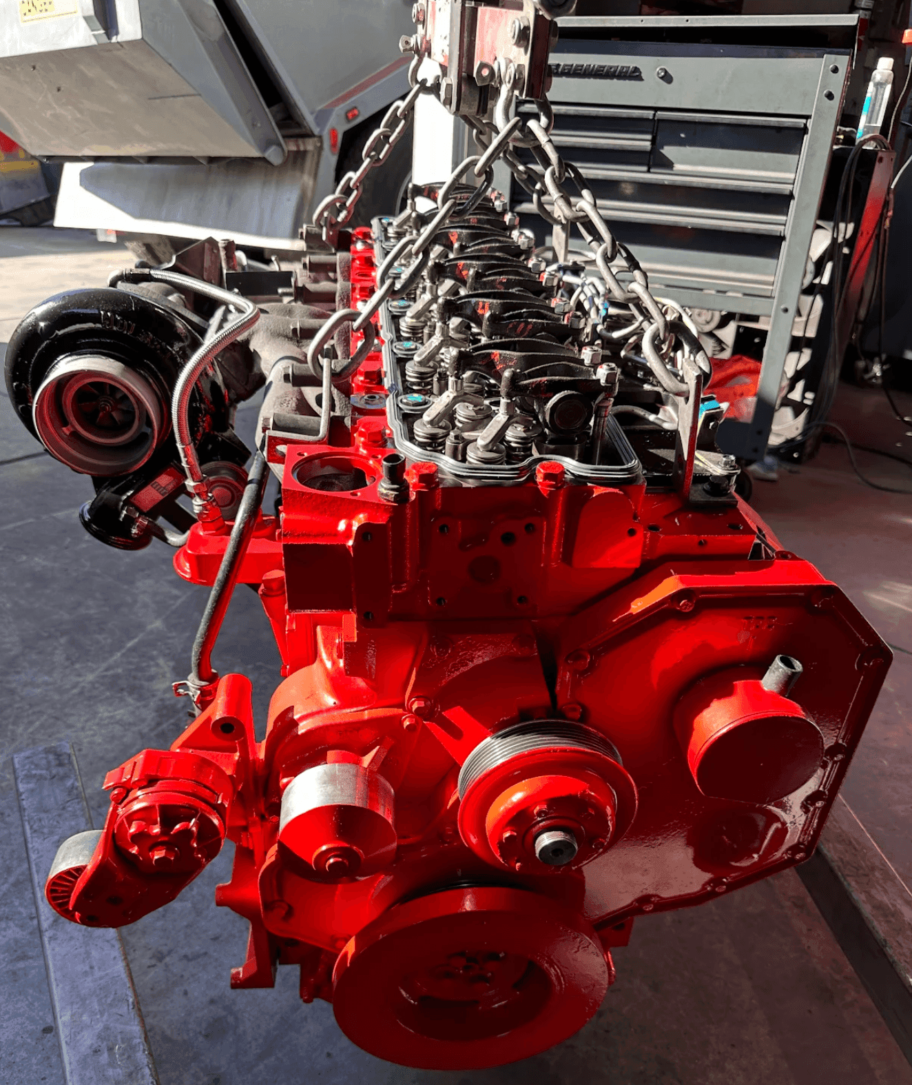 Diesel Engine (Head, Block, and Crank)